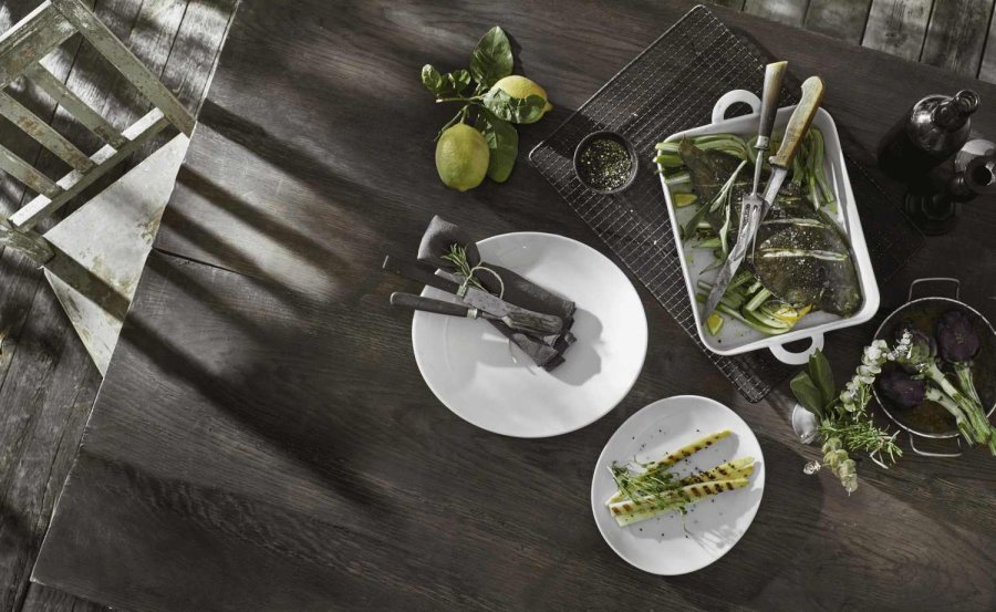 Pillivuyt Toulouse Schale Rechteckig 29 cm, Wei