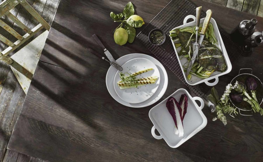 Pillivuyt Toulouse Schale Rechteckig 29 cm, Wei