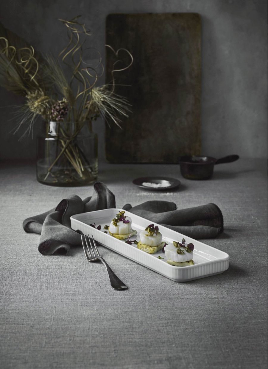 Pillivuyt Pliss Tapas-Teller 36 cm, Wei