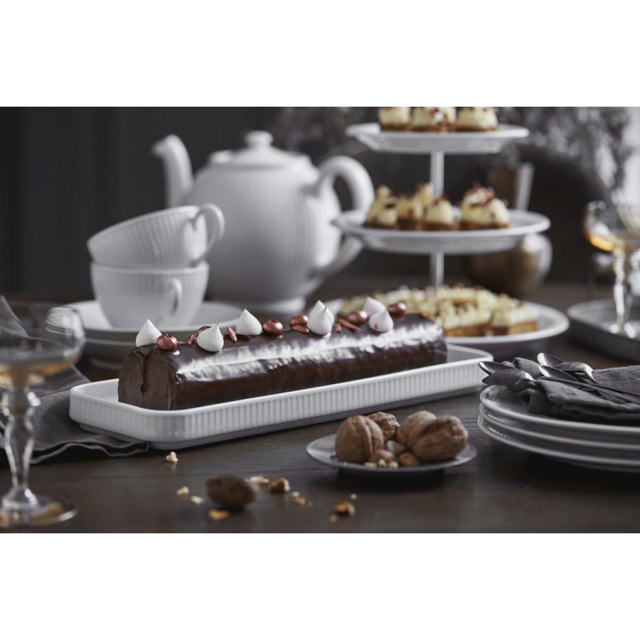 Pillivuyt Pliss Tapas-Teller 36 cm, Wei