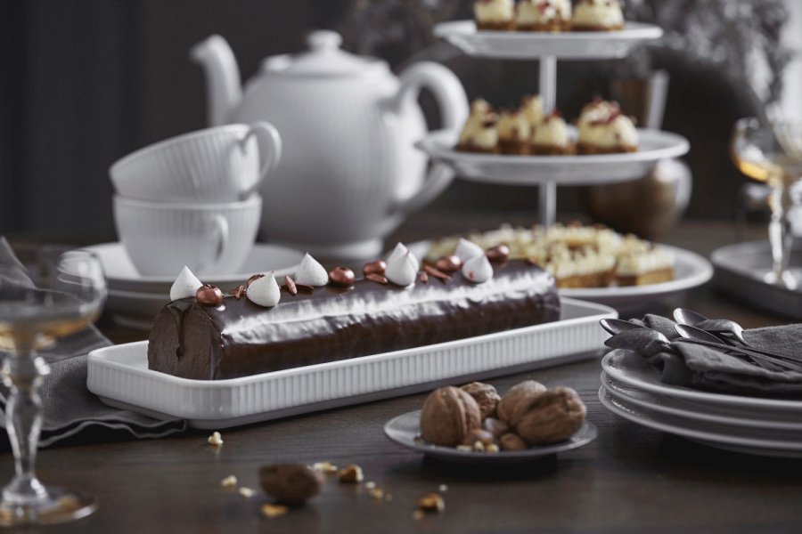 Pillivuyt Pliss Tapas-Teller 36 cm, Wei