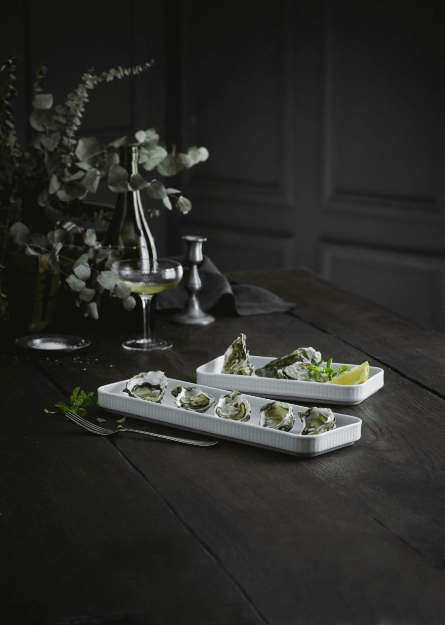 Pillivuyt Pliss Tapas-Teller 36 cm, Wei