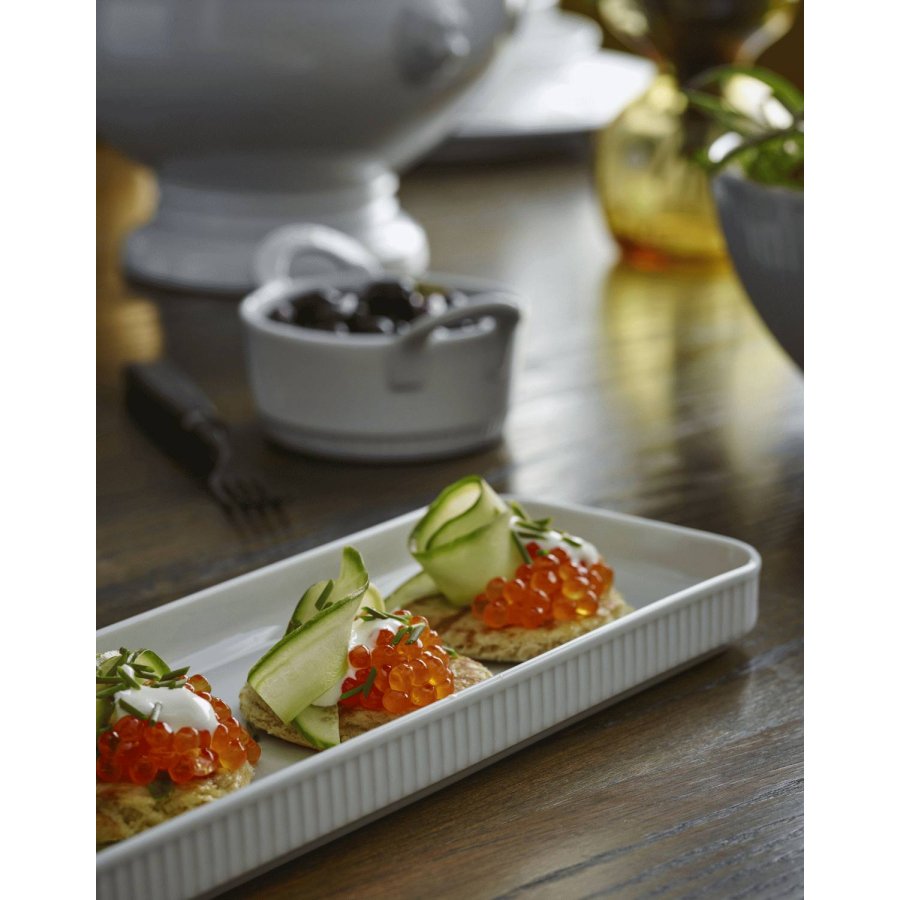 Pillivuyt Pliss Tapas-Teller 36 cm, Wei