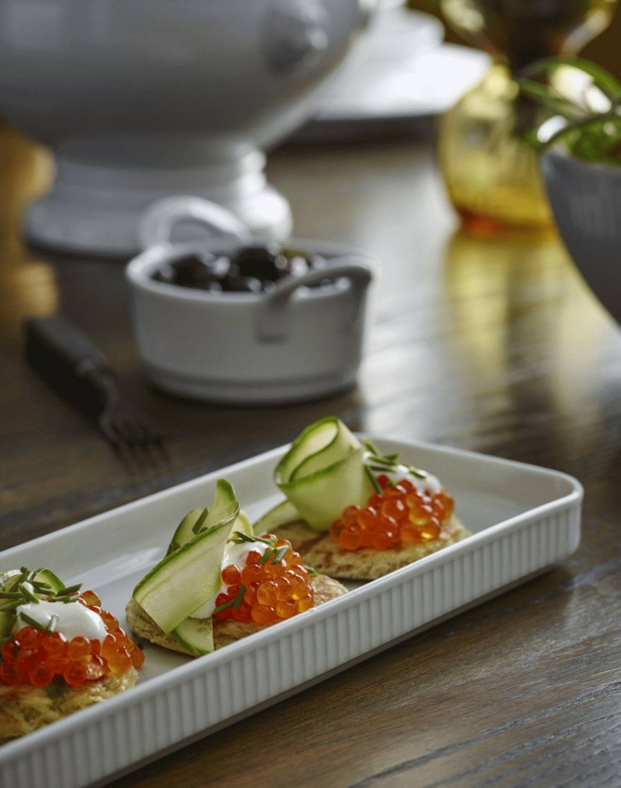 Pillivuyt Pliss Tapas-Teller 36 cm, Wei