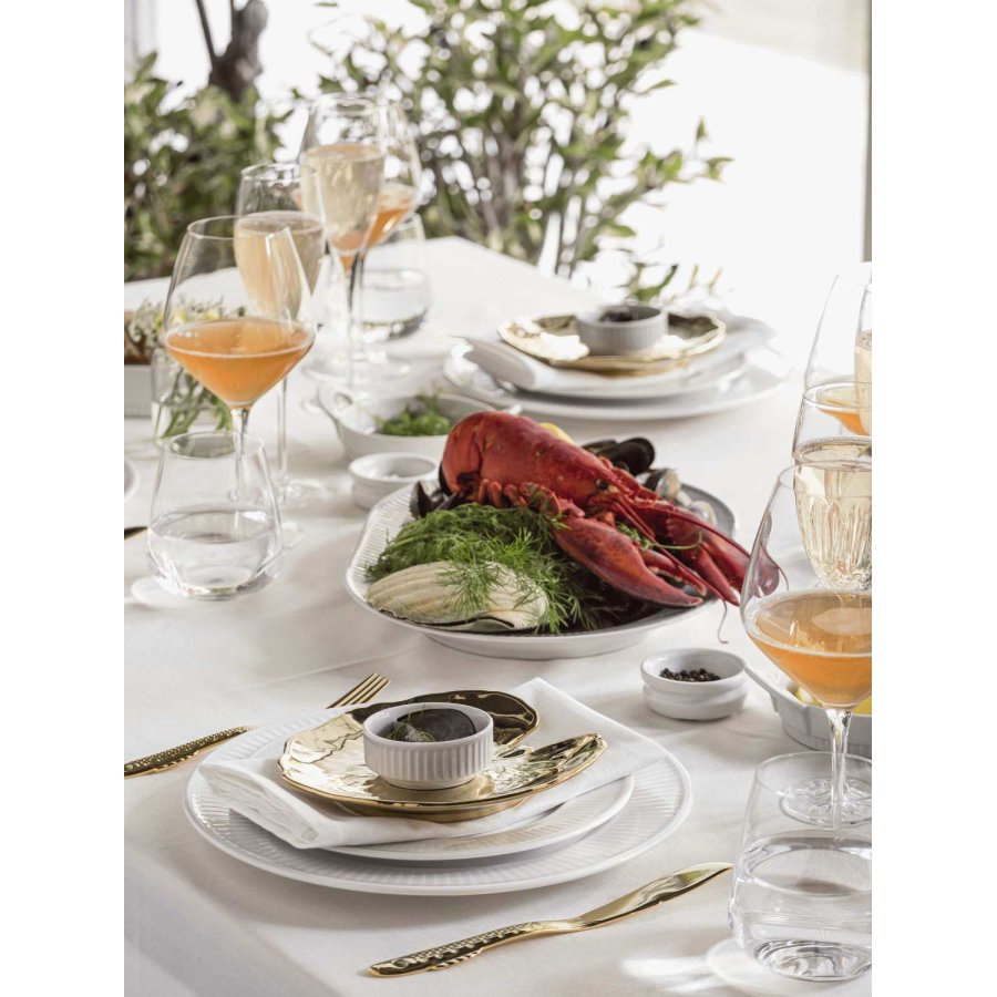 Pillivuyt Toulouse Rund Platte 12 cm, Wei