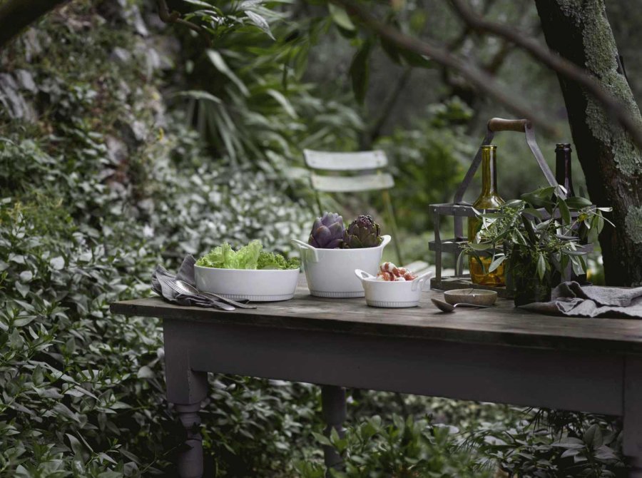 Pillivuyt Toulouse Schale niedrig 20 cm/1.2 L, Wei