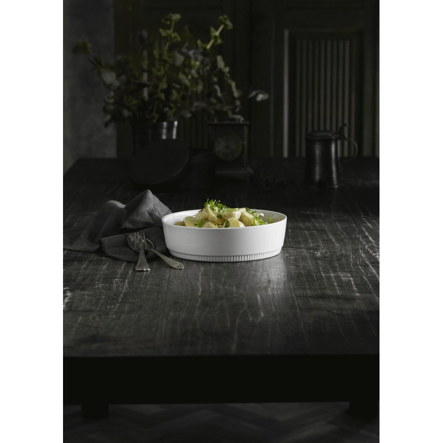 Pillivuyt Toulouse Schale niedrig 23 cm/1.8 L, Wei