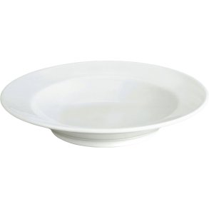 Pillivuyt Sancerre Dyb Pastatallerken 28 cm, Hvid