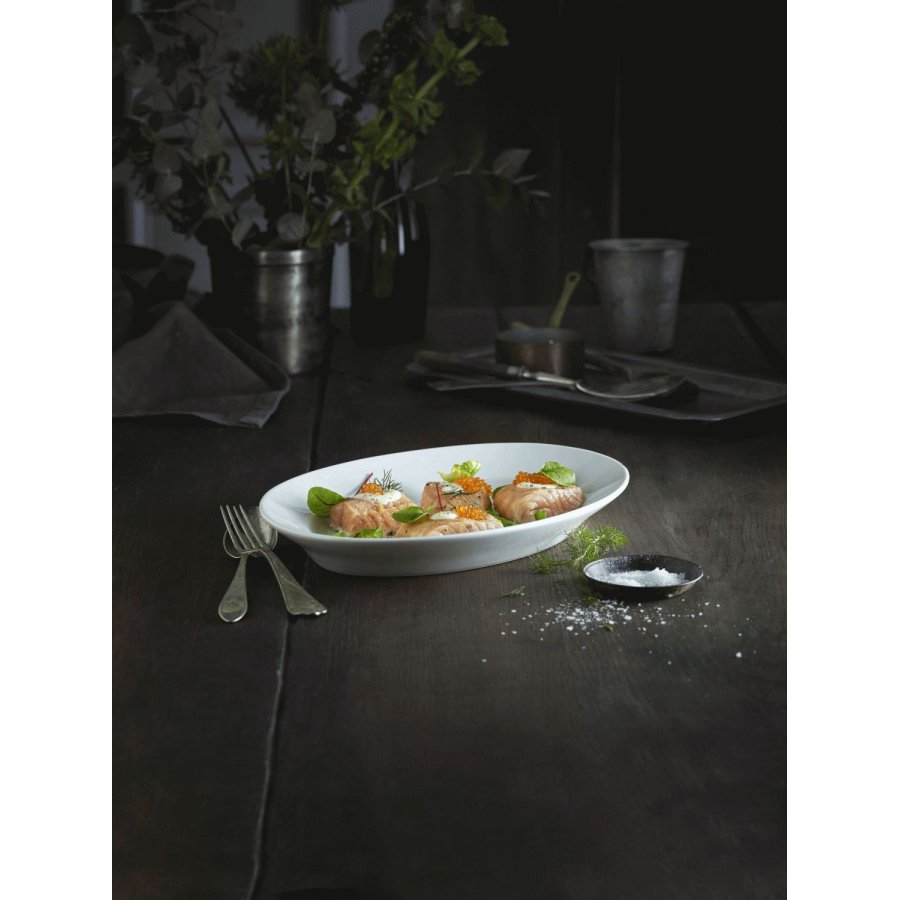 Pillivuyt Servierplatte 33 cm, Wei