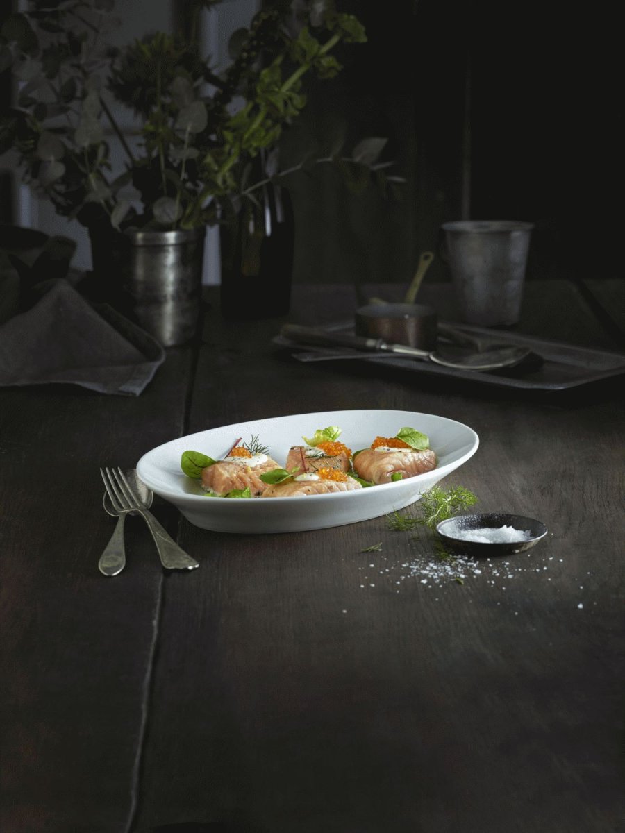 Pillivuyt Servierplatte 33 cm, Wei