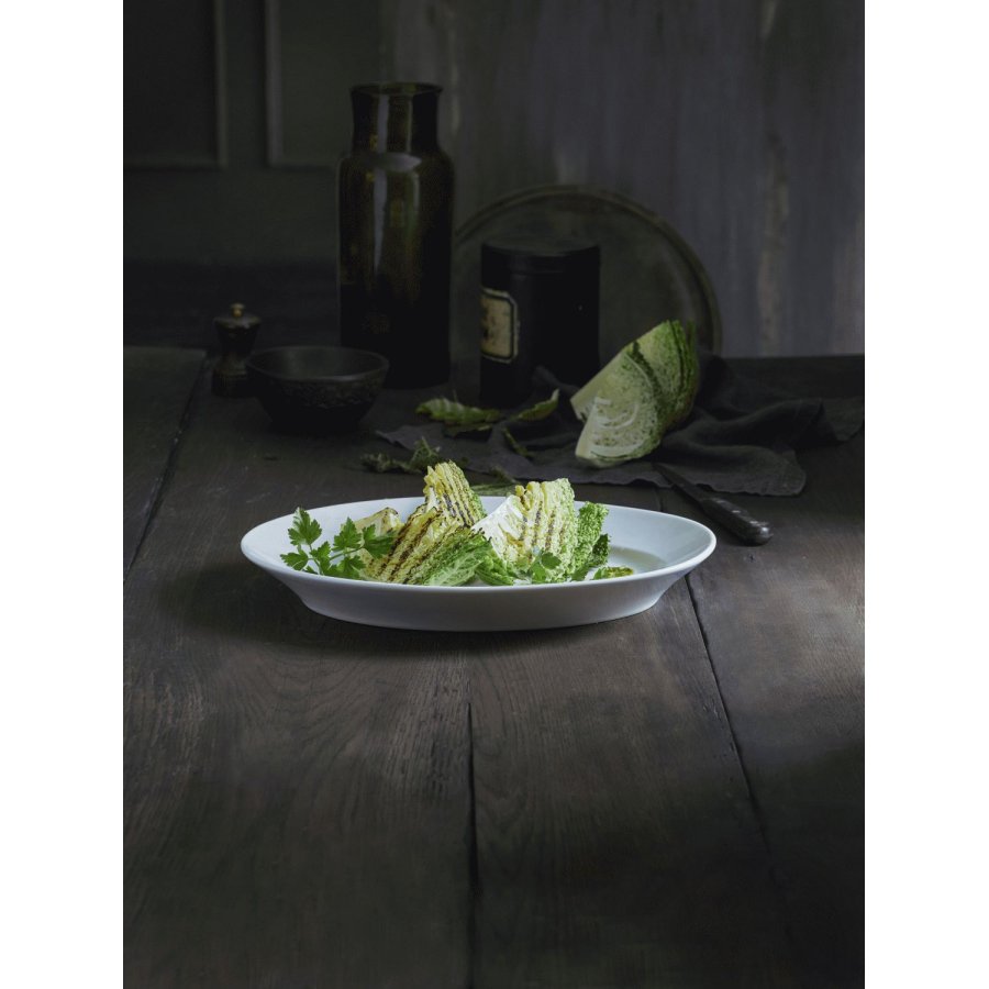 Pillivuyt Servierplatte 36 cm, Wei