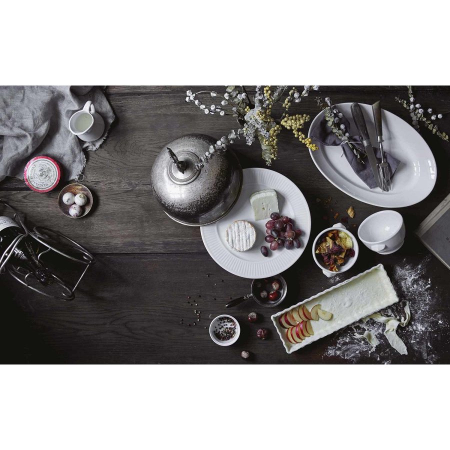 Pillivuyt Servierplatte 36 cm, Wei