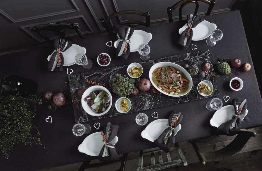 Pillivuyt Ovale Servierteller 23 cm, Wei