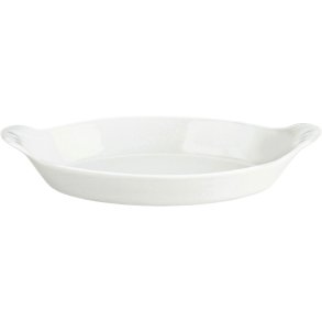 Pillivuyt Serie Originale Oval Serveringstallerken 23 cm, Hvid
