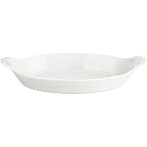 Pillivuyt Serie Originale Oval Serveringstallerken 28 cm, Hvid