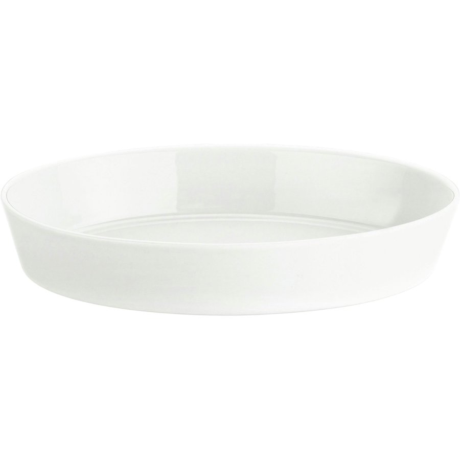 Pillivuyt Ovale offenfeste Schale 31 cm, Wei