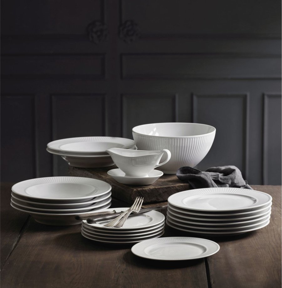 Pillivuyt Pliss Unterteller 17 cm, Wei