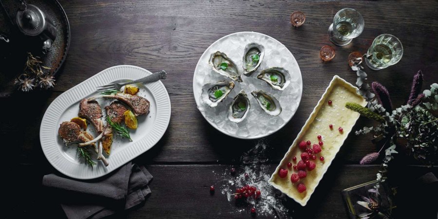 Pillivuyt Pliss Ovale Servierplatte 36 cm, Wei