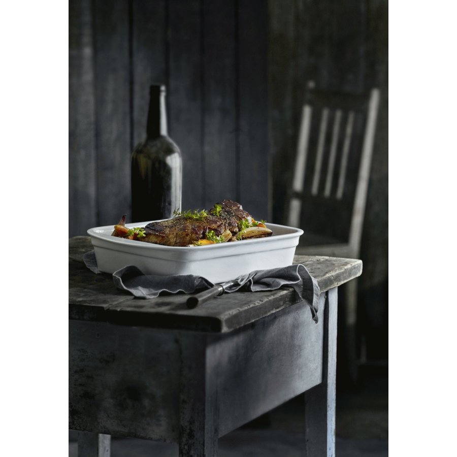 Pillivuyt Serie Originale Fad 34x25 cm, Hvid