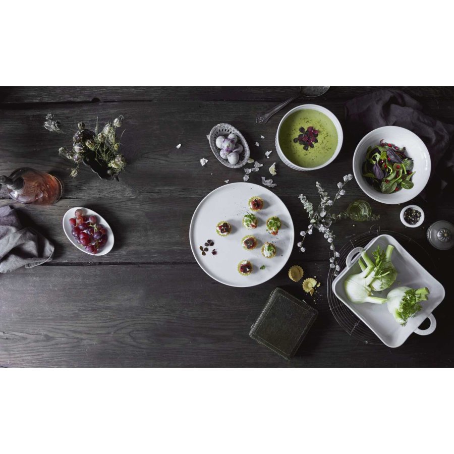 Pillivuyt Soufflform extra hoch 18,5 cm, Wei