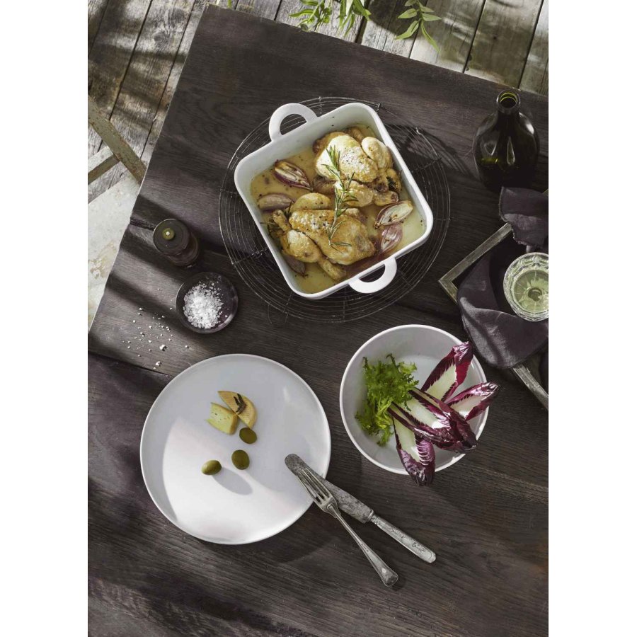 Pillivuyt Toulouse Schssel hoch 19,5 cm/1,8 L, Wei