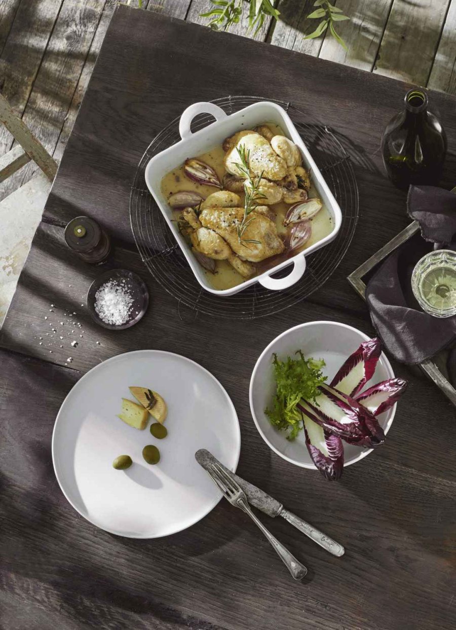 Pillivuyt Toulouse Schssel hoch 19,5 cm/1,8 L, Wei