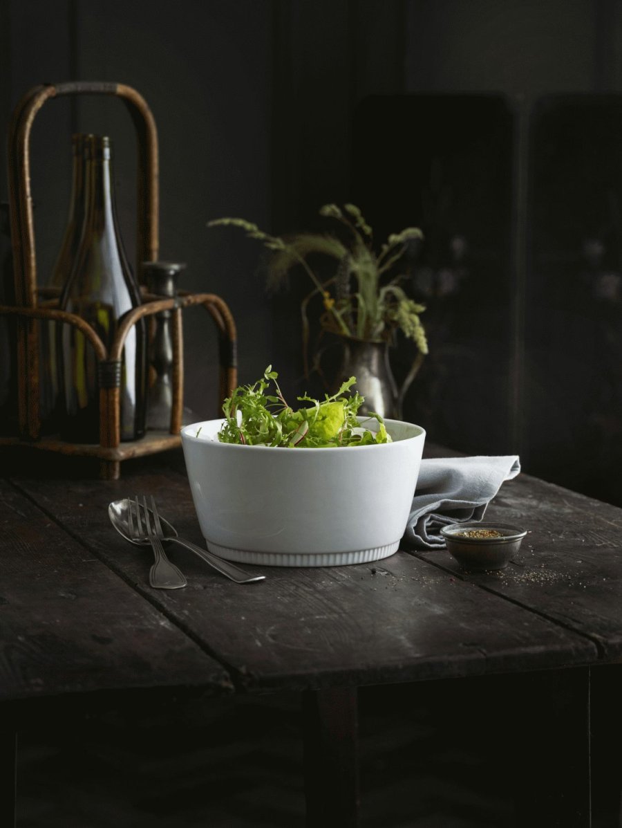 Pillivuyt Toulouse Schale hoch 23 cm/3 L, Wei