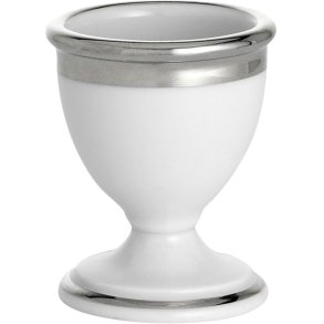 Pillivuyt Bistro ggebger H5 cm, Hvid/Slv