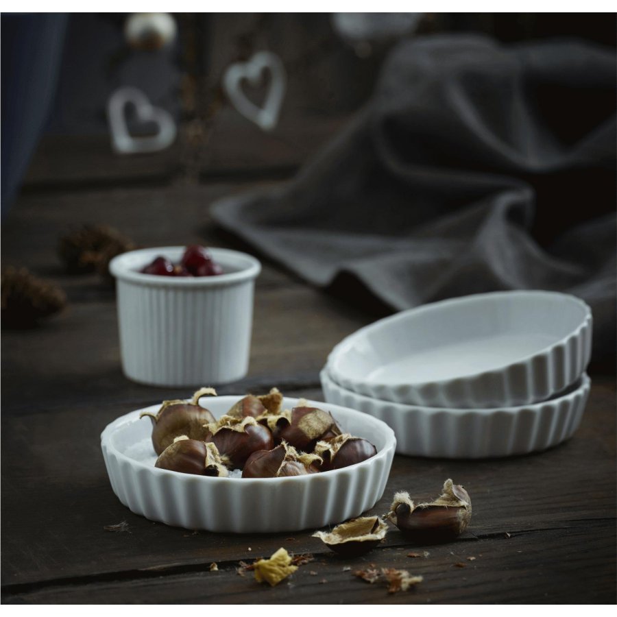 Pillivuyt Tartenform 13,5 cm, Wei