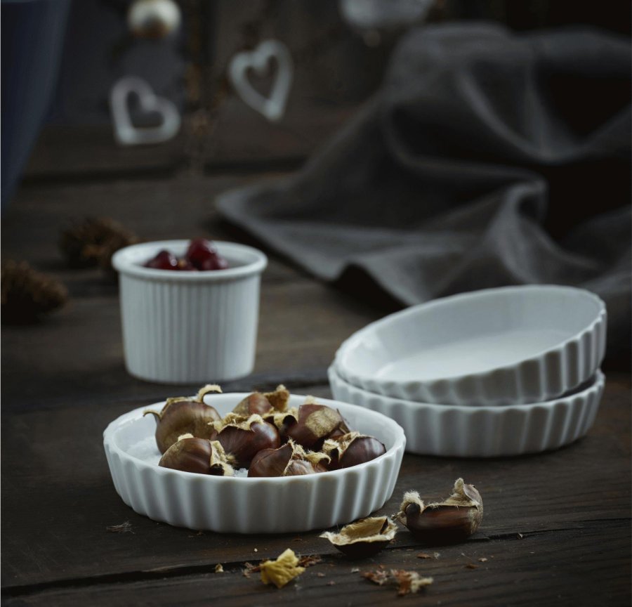 Pillivuyt Tartenform 13,5 cm, Wei