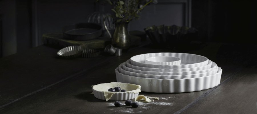 Pillivuyt Tartenform 21 cm, Wei