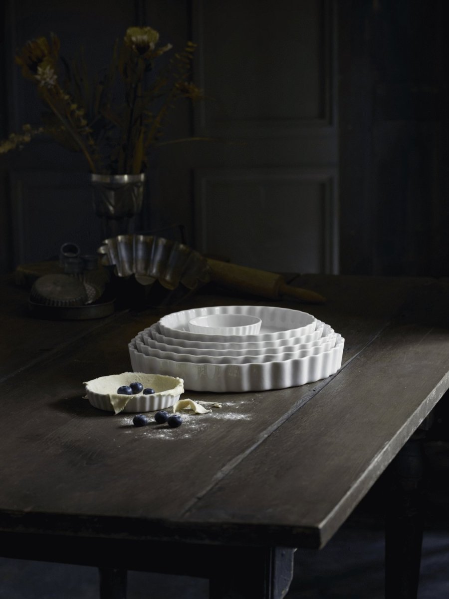 Pillivuyt Tartenform 25 cm, Wei