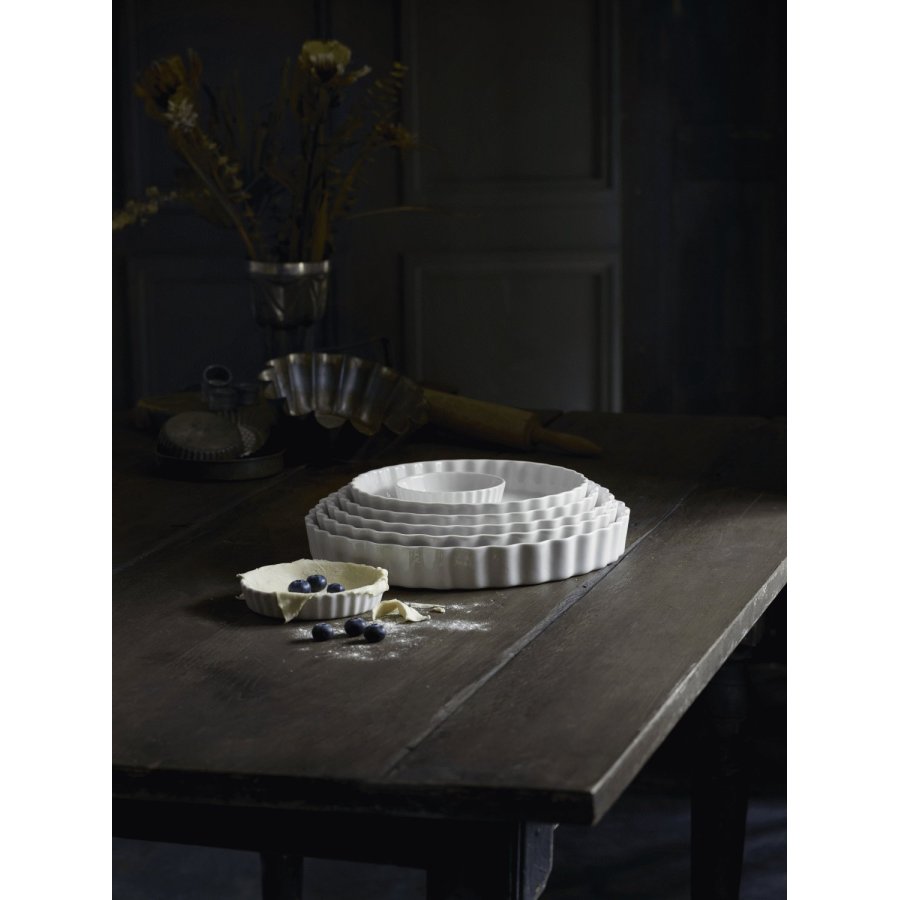 Pillivuyt Tartenform 27,5 cm, Wei