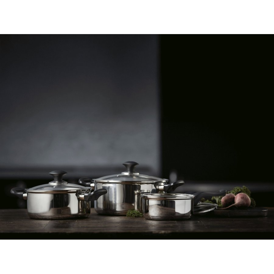 Funktion Topf-Set 6-teilig, Edelstahl