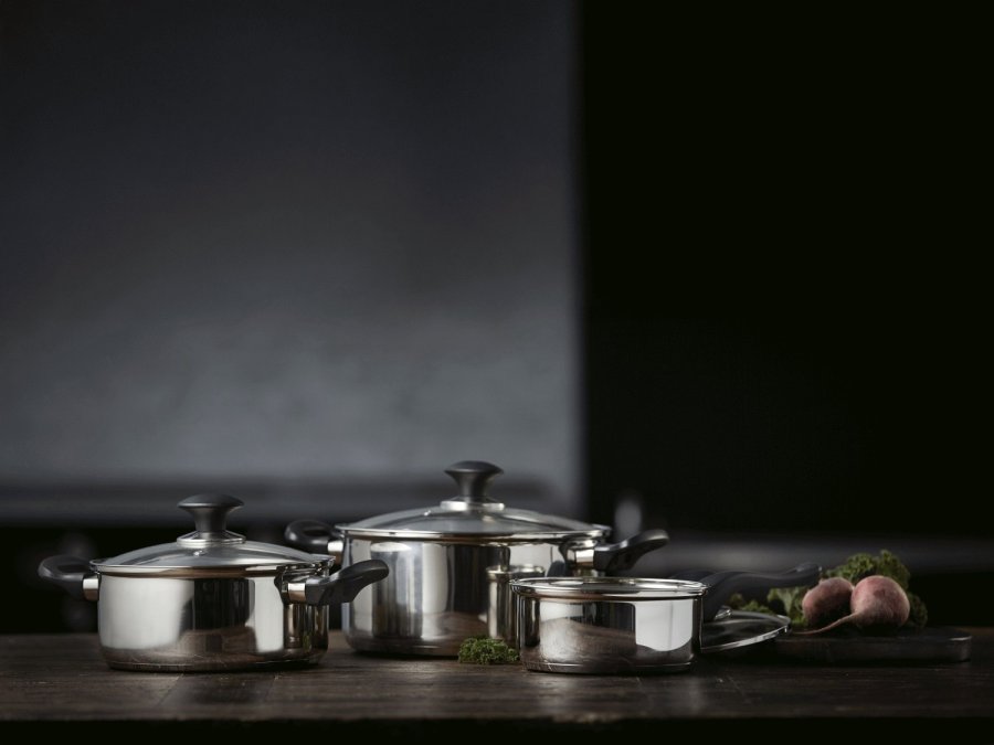 Funktion Topf-Set 6-teilig, Edelstahl