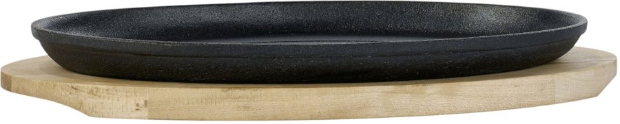 HOLM Teller 27x17 cm, Schwarz