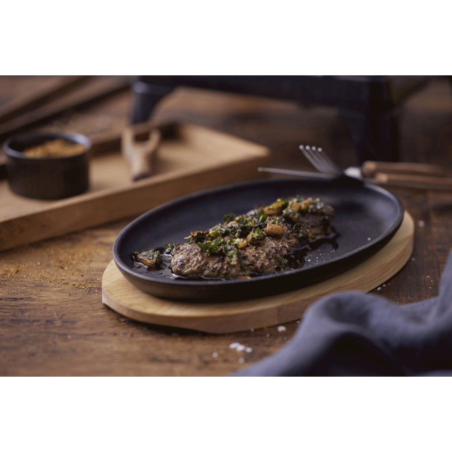 HOLM Teller 27x17 cm, Schwarz