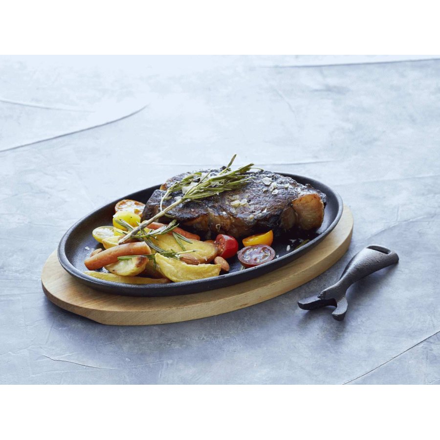 HOLM Teller 27x17 cm, Schwarz