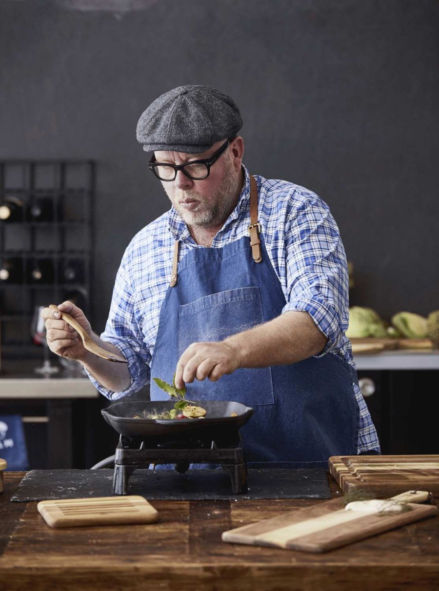 HOLM Grillpfanne 28x28 cm, Schwarz