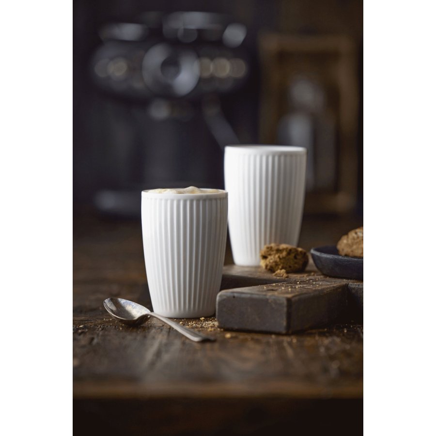 Pillivuyt Pliss Thermobecher 2er Set 25 cl, Wei