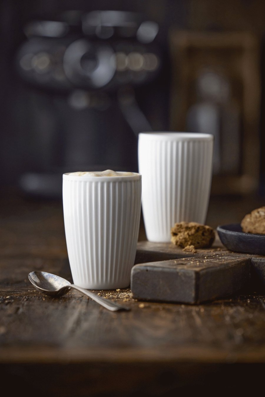 Pillivuyt Pliss Thermobecher 2er Set 25 cl, Wei