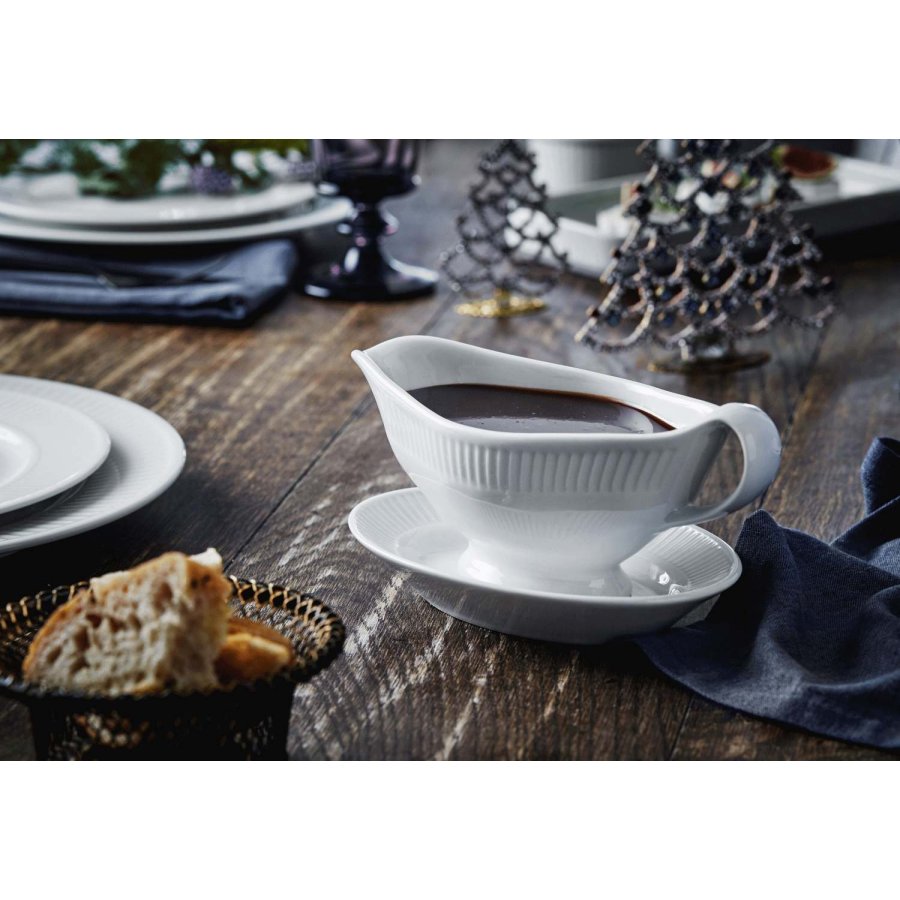 Pillivuyt Pliss Sauciere 32 cl, wei