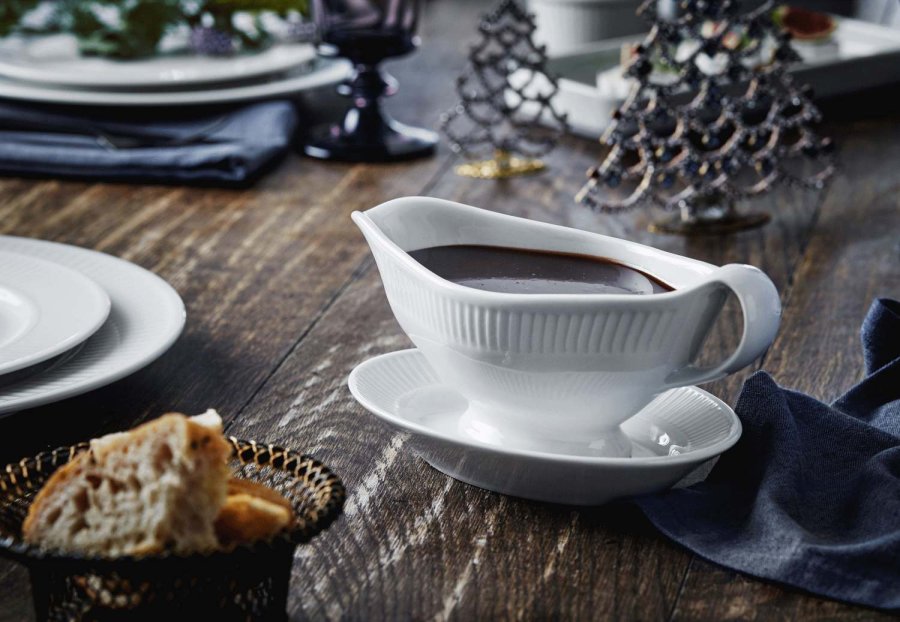 Pillivuyt Pliss Sauciere 32 cl, wei