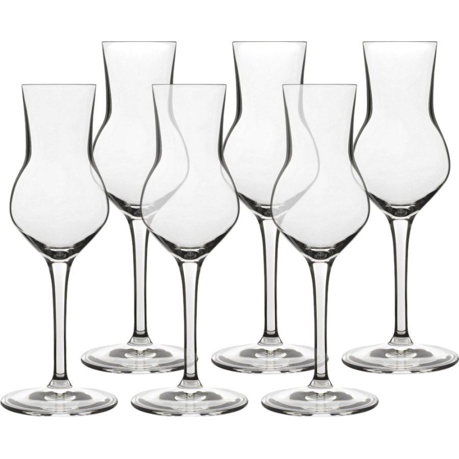 Luigi Bormioli Atelier Grappaglas 6 stk. 8 cl