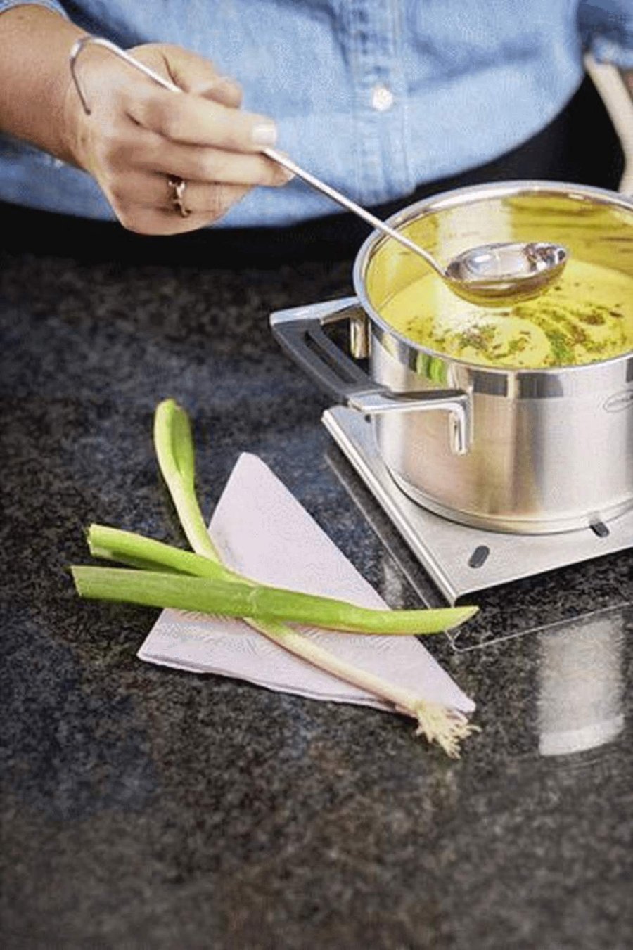 Rsle Haken Schpflffel 25,5 cm, Stahl