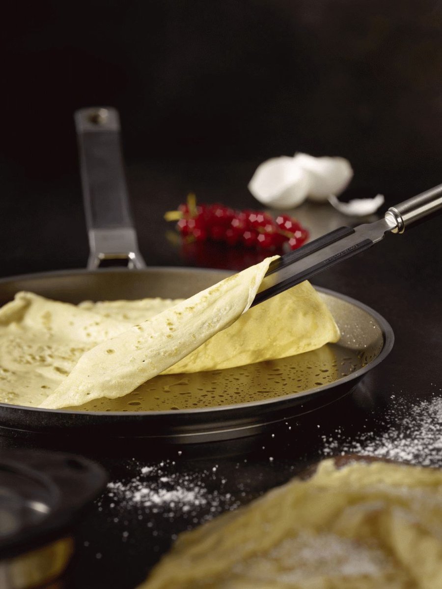 Rsle Crpes Wender Silikon, Stahl/Schwarz