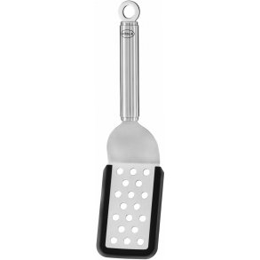 Rsle Flexibler Wender m. Lcher und Risse 26 cm, Stahl/Schwarz