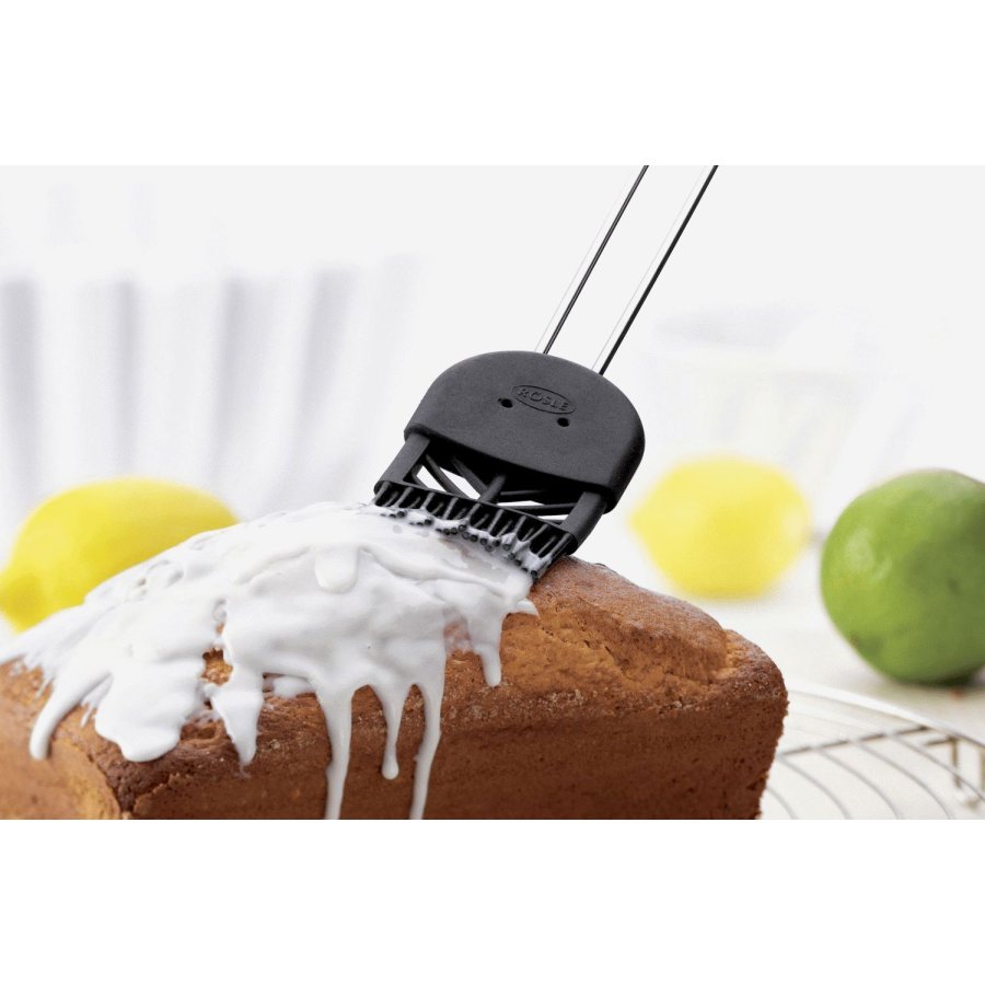 Rsle Backpinsel 26 cm, Stahl/Schwarz