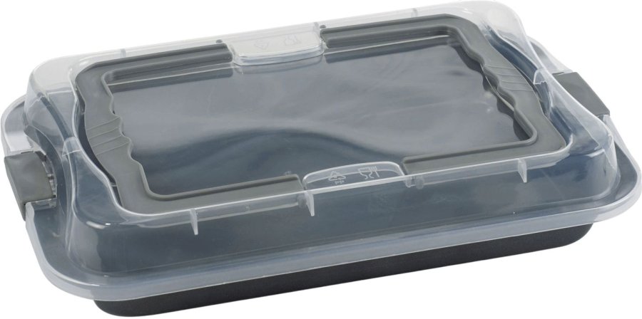 Funktion Brter mit Deckel 36x23 cm, Stahl