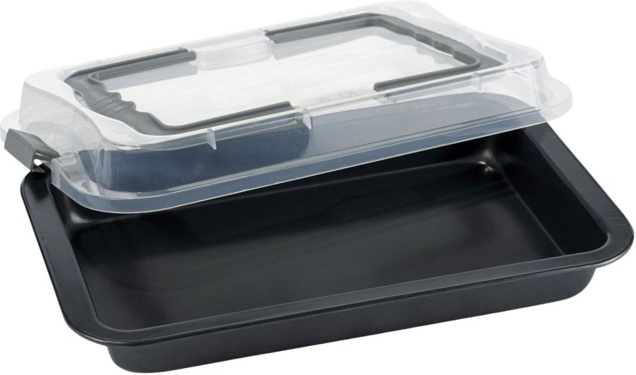 Funktion Brter mit Deckel 36x23 cm, Stahl